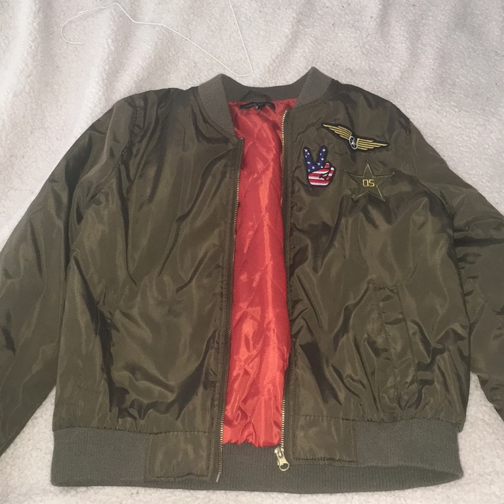 Dark Green Bomer jacket